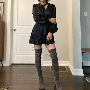 CO 100% silk swoop sleeve blouse dress xs $795